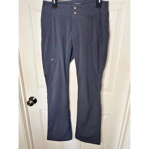 Title Nine Womens Outdoor Pants Size 4 Softshell Ski pant Flare Style Cargo Pock